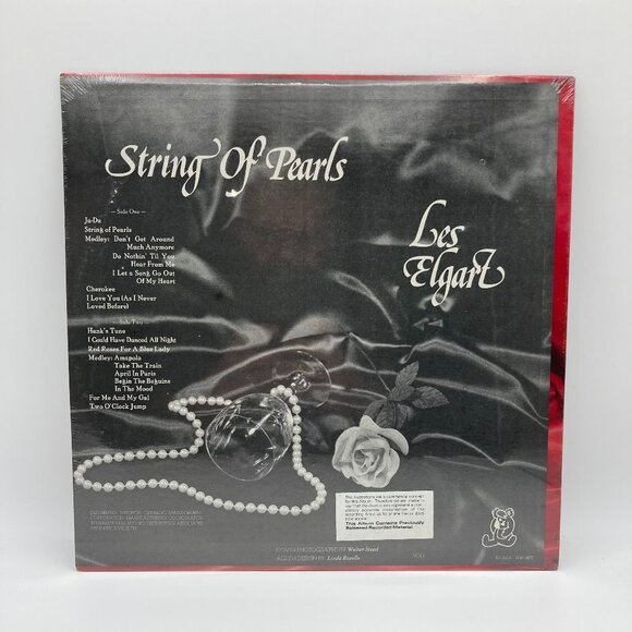 Les Elgart String Of Pearls Vintage Vinyl Record Album LP Rare Factory Sealed - Picture 2 of 2